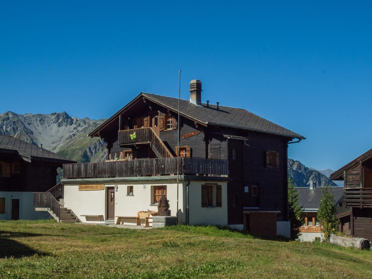 Gruppenhaus Im Walliser Alpstyle Rosswald Kültér fotó